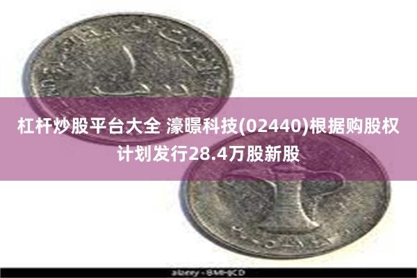 杠杆炒股平台大全 濠暻科技(02440)根据购股权计划发行28.4万股新股