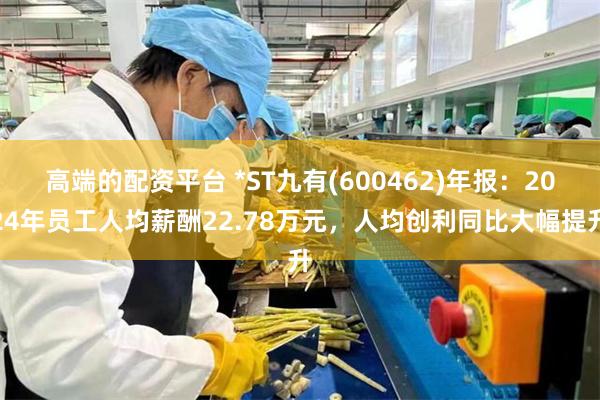 高端的配资平台 *ST九有(600462)年报：2024年员工人均薪酬22.78万元，人均创利同比大幅提升