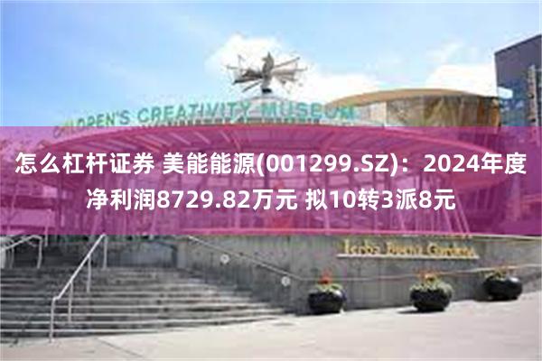 怎么杠杆证券 美能能源(001299.SZ)：2024年度净利润8729.82万元 拟10转3派8元