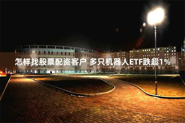 怎样找股票配资客户 多只机器人ETF跌超1%