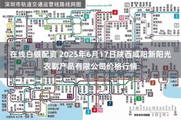 在线白银配资 2025年6月17日陕西咸阳新阳光农副产品有限公司价格行情