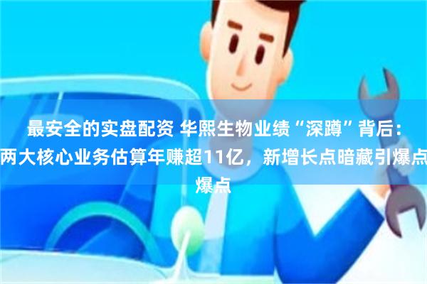 最安全的实盘配资 华熙生物业绩“深蹲”背后：两大核心业务估算年赚超11亿，新增长点暗藏引爆点