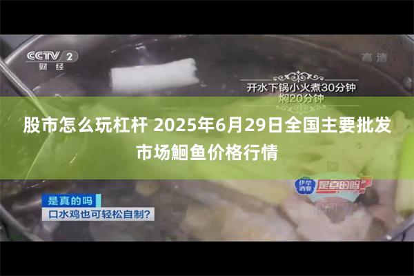 股市怎么玩杠杆 2025年6月29日全国主要批发市场鮰鱼价格行情